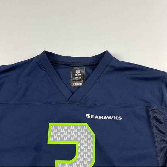 NFL Seattle Seahawks Russell Wilson Kids Football Jersey Youth Boys L (14/16) - Picture 5 of 13